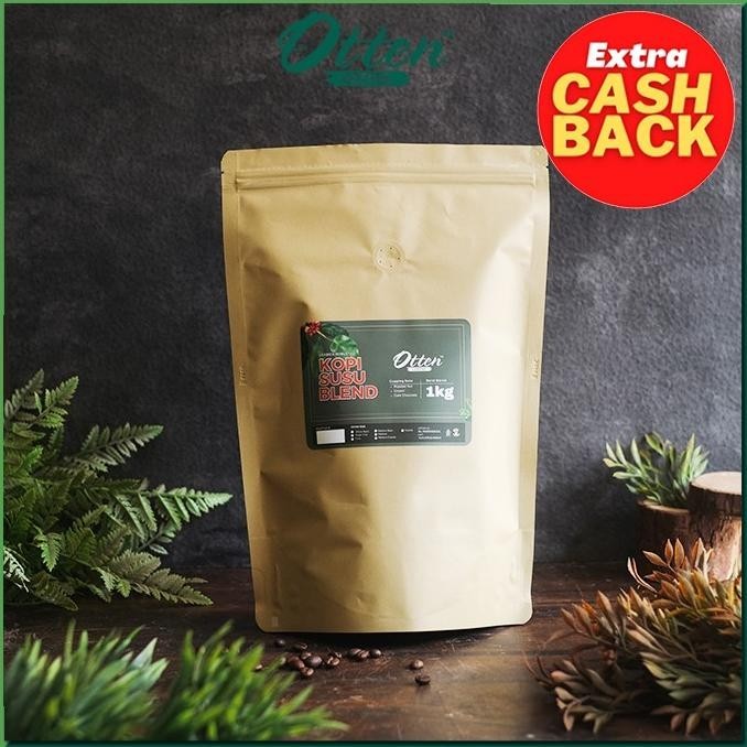 

Kopi Susu Blend 1Kg Biji Bubuk Kopi Arabica Robusta Coffee