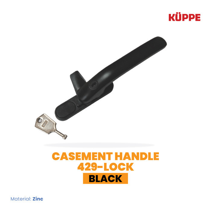 Kuppe Casement Handle / Rambuncis 429 Lock Black, Aksesoris