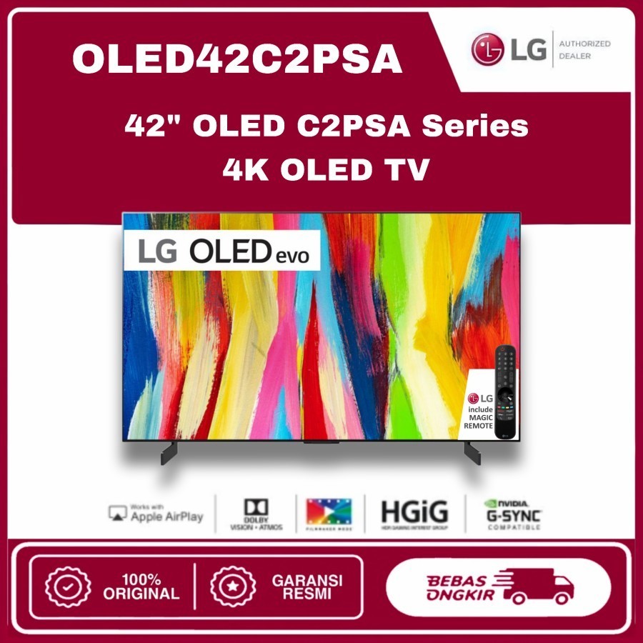 TV LG OLED42C2 PSA 42 Inch DIGITAL 4K OLED SMART TV OLED42C2PSA