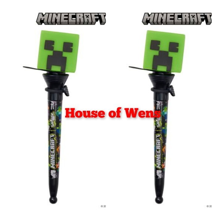 

Arom Smiggle Minecraft Pop Up Pen Original - Pulpen Smiggle