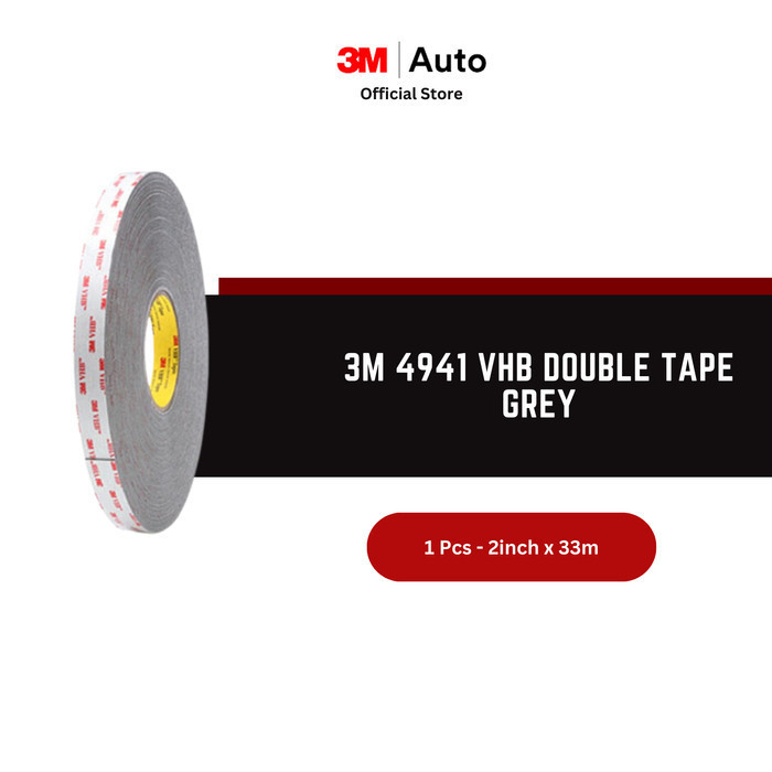 

3M 4941 VHB Double Tape Gray -2 inch x 33 m]