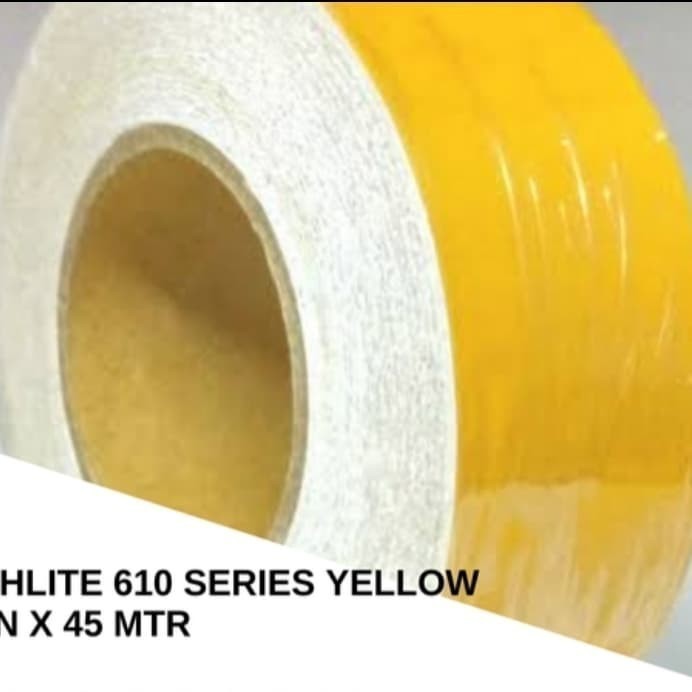 

Stiker Scotch lite 3M 610 2"45m Yellow