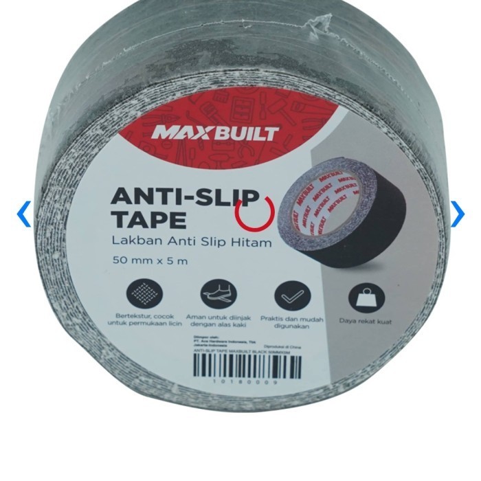 

Selotip Lakban Anti Slip Max Built Safety Walk Anti Slip Tape 5M
