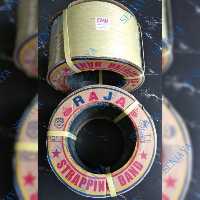 

Tali packing strapping band PVC 15 mm 7 kg merek raja