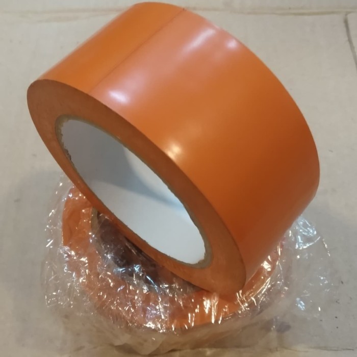 

Floor marking tape / Lakban lantai orange 2" x 33 mtr