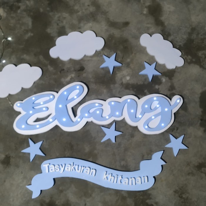 

tulisan Styrofoam aqiqah