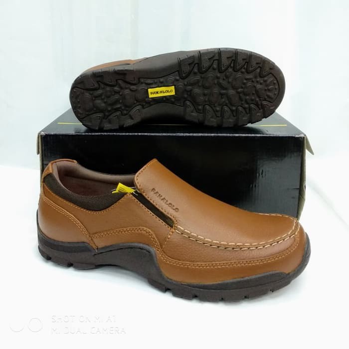 Sepatu Kulit Pakalolo Boots N6883 Tan Sepatu Kerja Pria