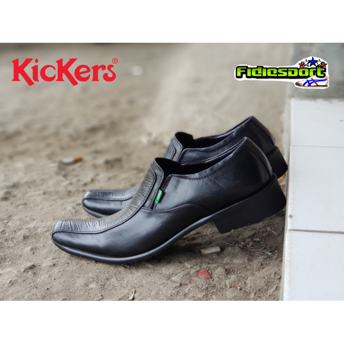 Sepatu Pantopel Kulit Kickers - Sepatu Formal Pantopel Pria