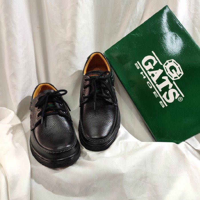 Sepatu Pria Gats Lb5003 Black.Sepatu Kerja/Kantor Original Terbaru
