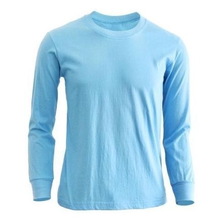 TRG - Kaos polos panjang ujung lengan pakai ban karet atau rib premium pe berkwalitas | atasan baju 