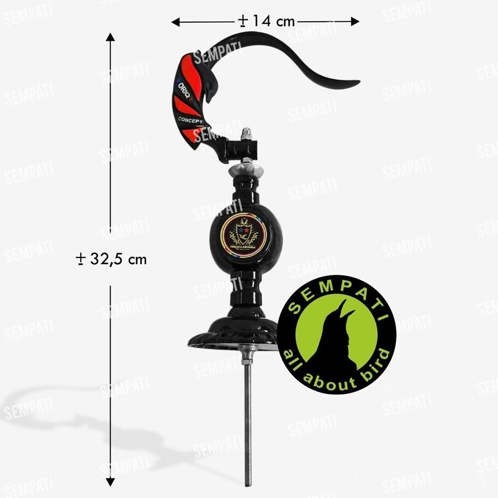 Gantungan Sangkar Kandang Burung Concept Sporty Oriq Jaya Fullset Pion Batik Cantolan Gantungan Sang