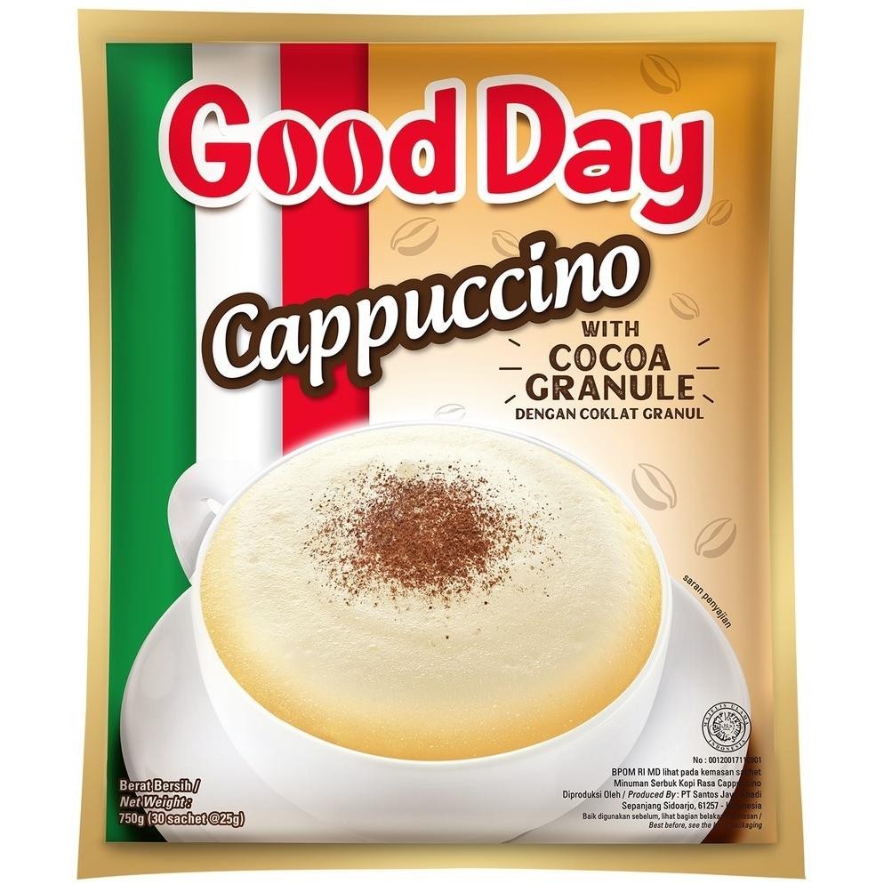 

PROMO CUAN GOOD DAY Cappuccino 25 gr @1pcs /A316