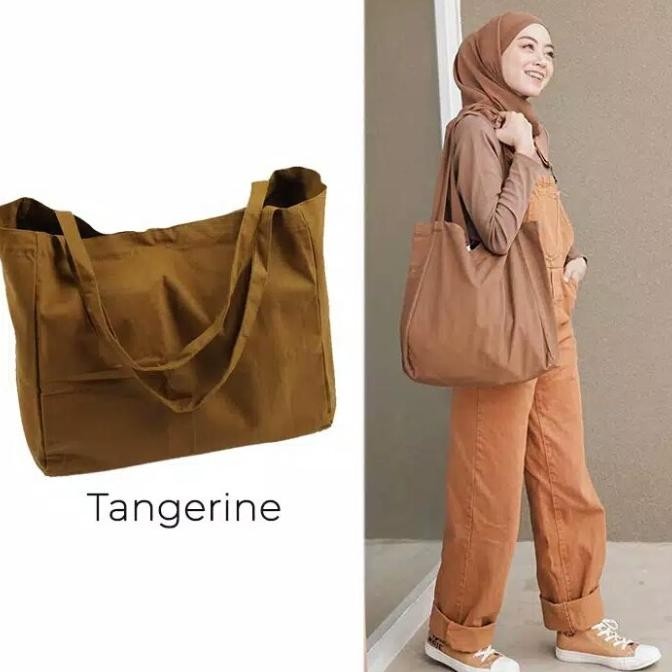 NUDIE BAG MAGNET TOTEBAG canvas sueding pakai magnet