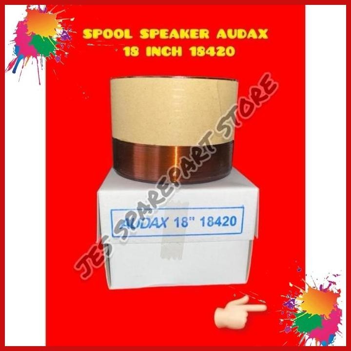 (jek) spool speaker audax  18 inch 18420