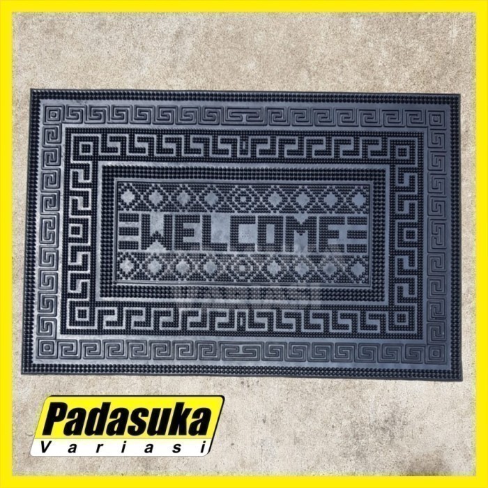 Keset Welcome Besar Panjang 40X60 Keset Kaki Anti Slip Depan Rumah
