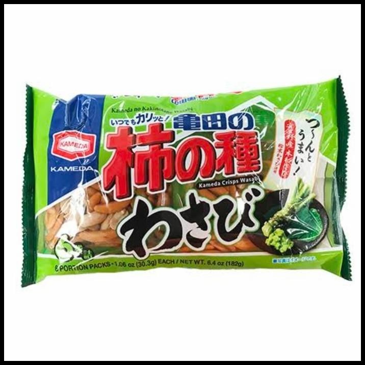 

Kameda Kakinotane Wasabi Crackers Beras Jepang Impor Enak 182 Gr