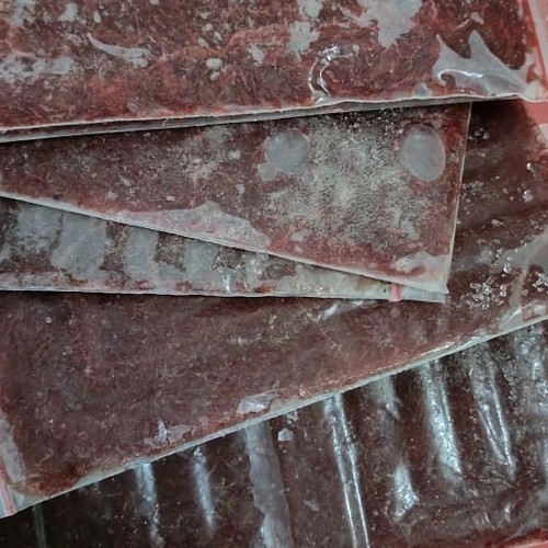 CABEK CACING BEKU 1 KG / CACING DARAH PAKAN CUPANG DISCUS LOWHAN FRESH