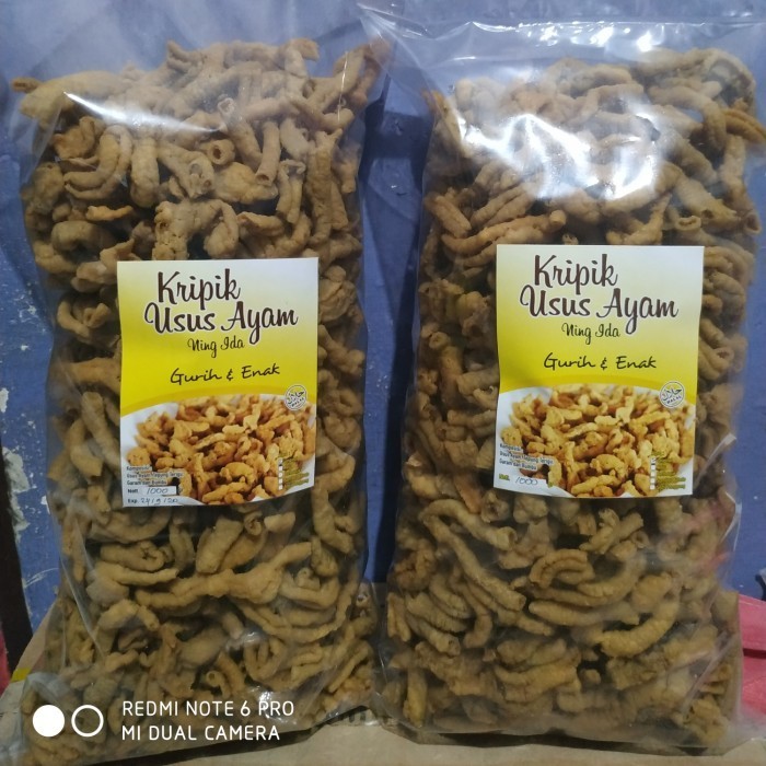 

MURAH KERIPIK//KRIPIK USUS AYAM NING IDA 1KG RASA ORIGINAL