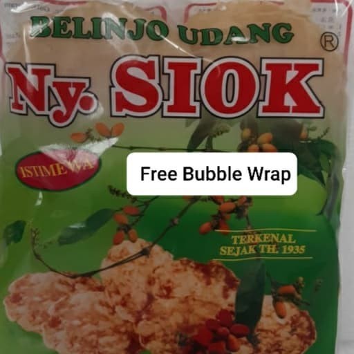 

HEMAT Emping Belinjo/Blinjo Udang manis ny. Siok istimewa 200gr