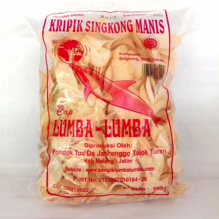 

OBRAL Kripik Singkong Manis Cap LUMBA-LUMBA 500gr