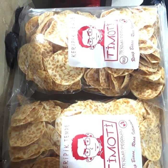 

LIMITED EDITION kripik tempe timoti 500 gram ...bebas minyak krispy..dan sangat renyah