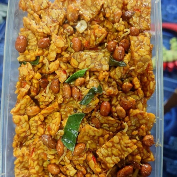 

NEW tempe orek kering mix kacang teri 750ml