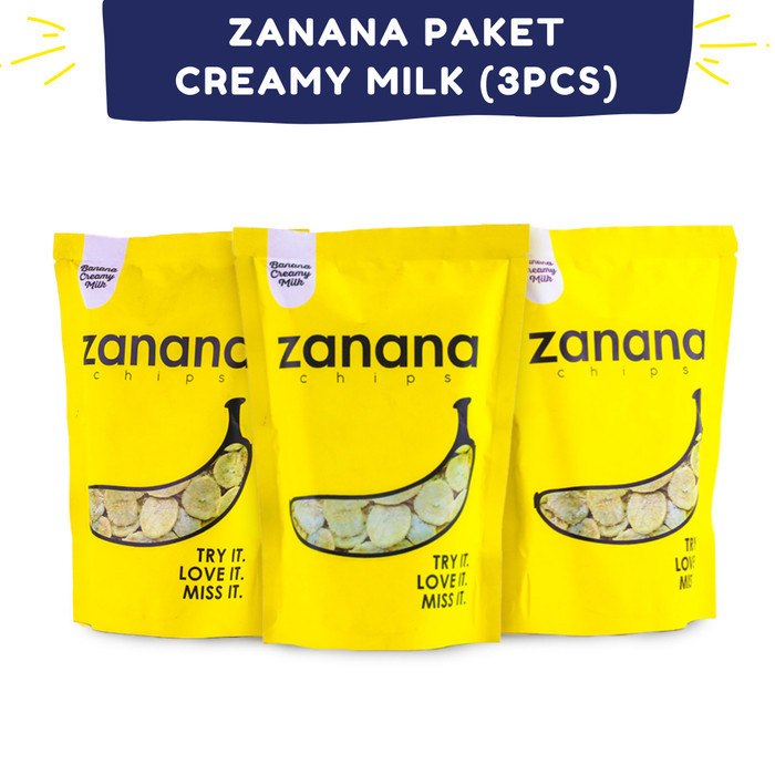 

HEMAT Zanana Chips Creamy Milk 3 pcs (80 gram)