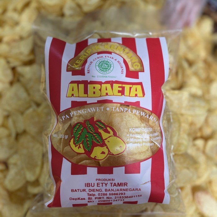 

FREE ONGKIR keripik kentang albaeta original 250 gram