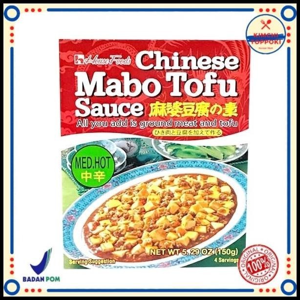 

House Chinese Mabo Tofu Medium Hot 150 Gr