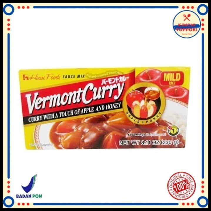 

House Vermont Curry Jumbo Mild 230 Gr