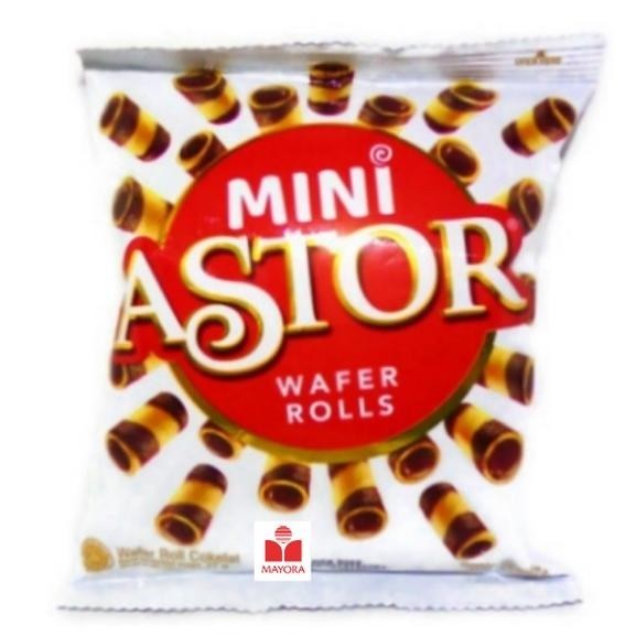 

WAFER ROLLS ASTOR MINI PER PACK 20 GRAM CHOCOLATE COKELAT SNACK COKLAT MAKANAN RINGAN CEMILAN ANAK GROSIR MURAH BISKUIT KUE GR KILOAN