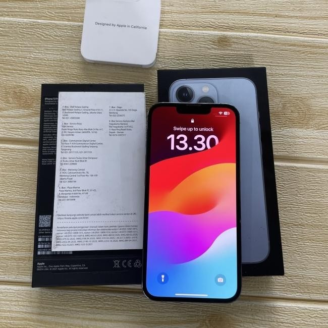 Resmi Ibox | Iphone 13 Pro 256Gb Biru Original Resmi Ibox Fullset