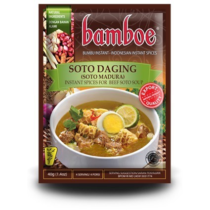 

Soto Daging Madura Bumbu Instant Bamboe