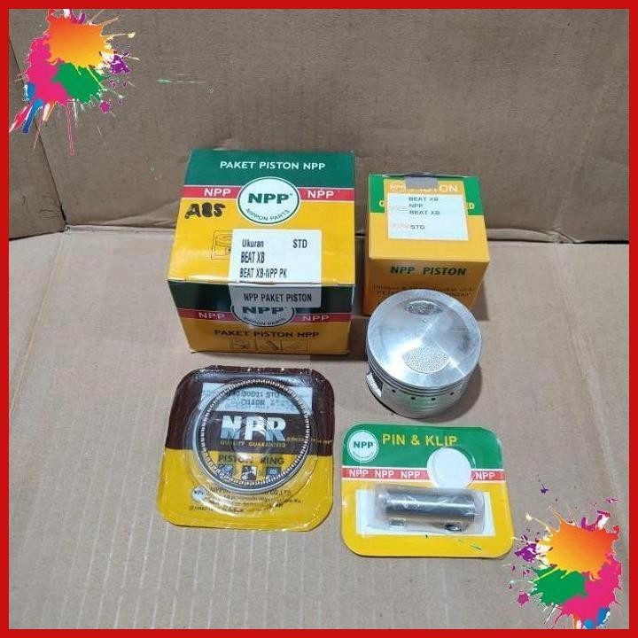 (AQP) PISTON SEHER SET KIT HONDA BEAT XB OS STD PEN PIN 13 53,5 54 54,5 NPP