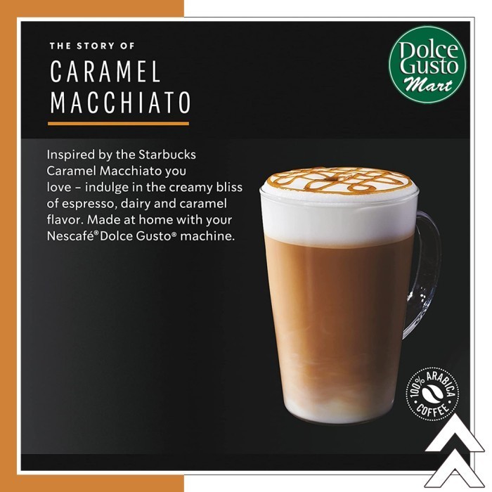 

Starbucks Capsule Nescafe Dolce Gusto Ndg Caramel Macchiato Original