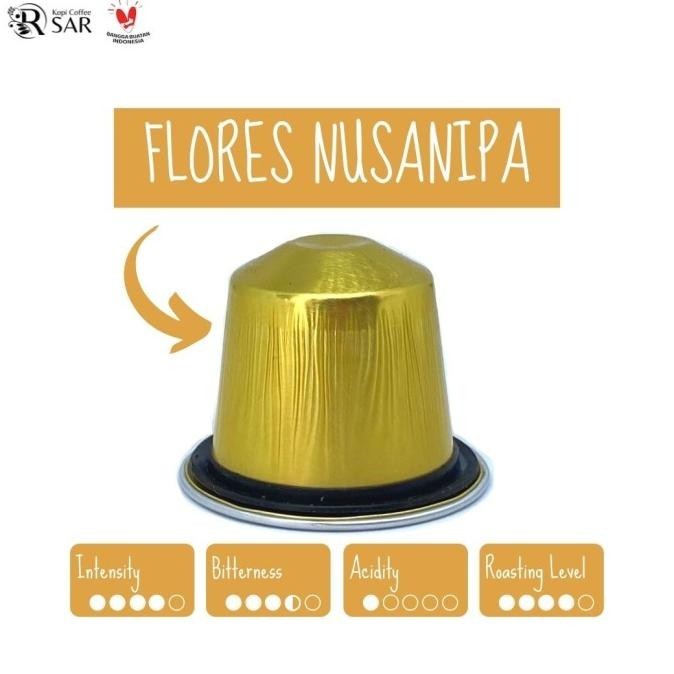 

Nespresso Compatible Capsule - Flores Nusanipa Kopi Kapsul Kcs