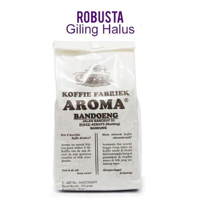 

Kopi Aroma Robusta Halus 250 Gr