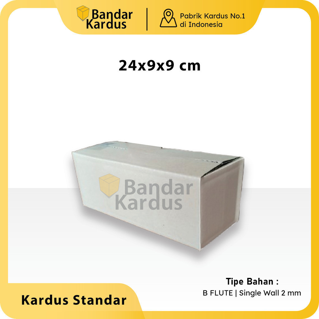 

Kardus Standar | Box Packing Multifungsi Uk 24x9x9 cm 10 pcs