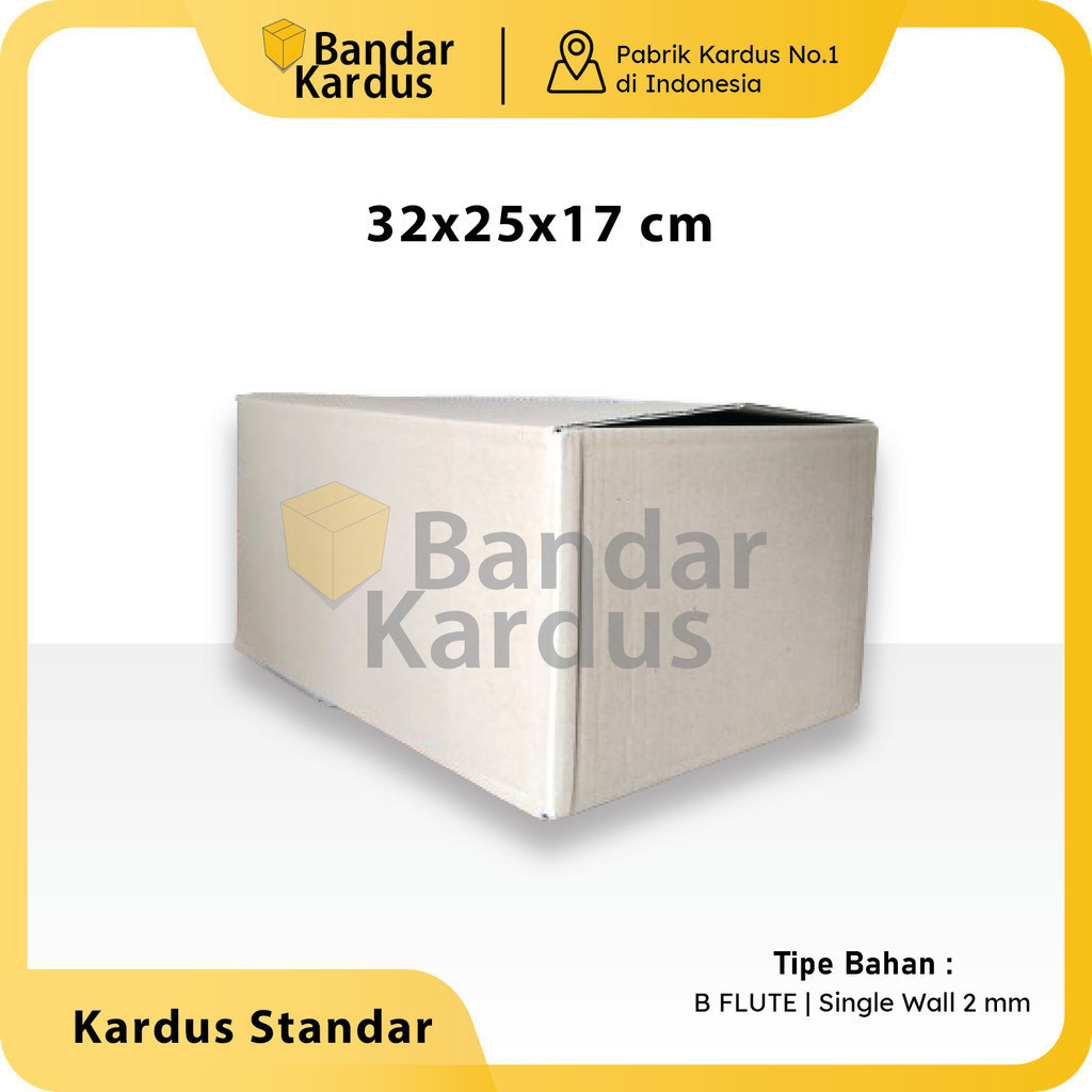 

Kardus Standar | Box Packing Multifungsi Uk 32x25x17 cm 10 pcs