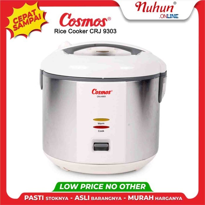 Cosmos Crj-9303 Stainless Steel Rice Cooker [2 L]