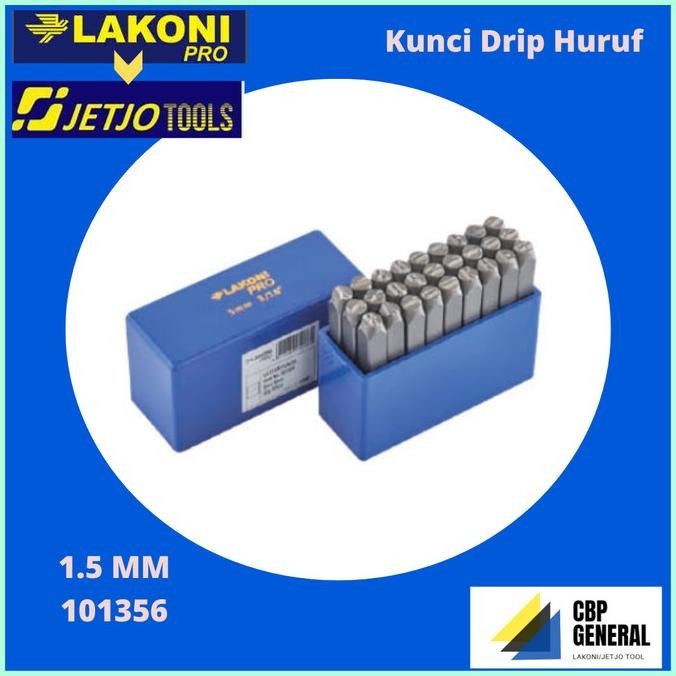 

Ready (Siap Kirim) Lakoni Kunci Drip Huruf 1.5 Mm / Letter Punch 1.5Mm / Stempel 101356