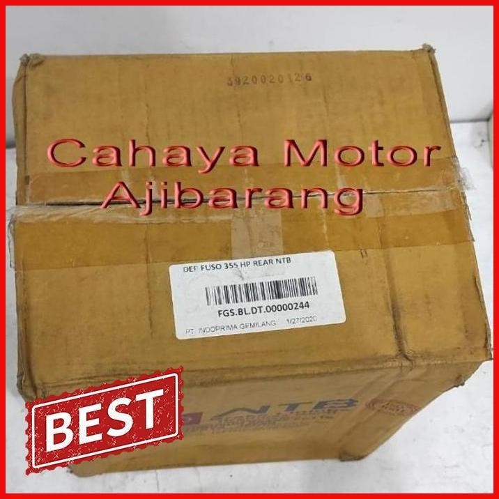 [CMJ] KAMPAS REM BELAKANG BRAKE LINING BELAKANG FUSO 355 NTB - 10991