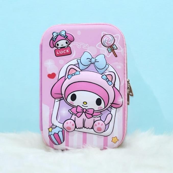 

tempat pensil cinnamoroll hardcase kotak pensil kuromi melody import