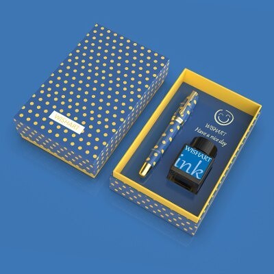 

Pena Air Mancur Logam ART Dengan Set Kotak Hadiah Tinta, Pilihan Multiwarna