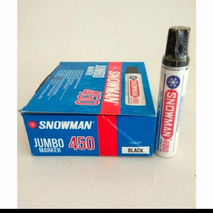 

Sarila Spidol Snowman Permanent Marker Jumbo 450 1 Lusin Isi 12 Pcs