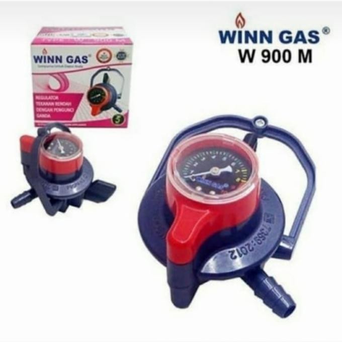 TERBARU - Regulator Twinlock Winn Gas W 900 M Untuk Kompor Gas LPG Ori