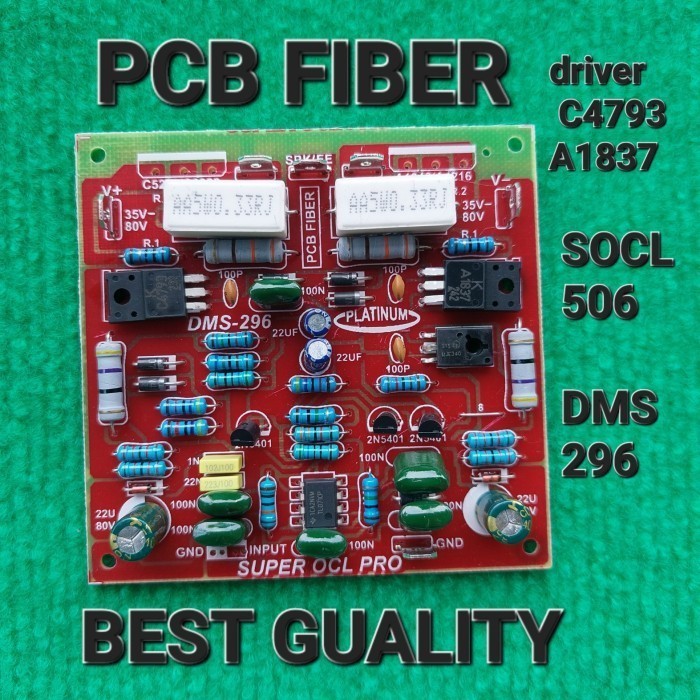 Terlaris 100%Berkualitas Super Ocl Pro Kit Pcb Modul Driver Power Amplifier Platinum Dms 296
