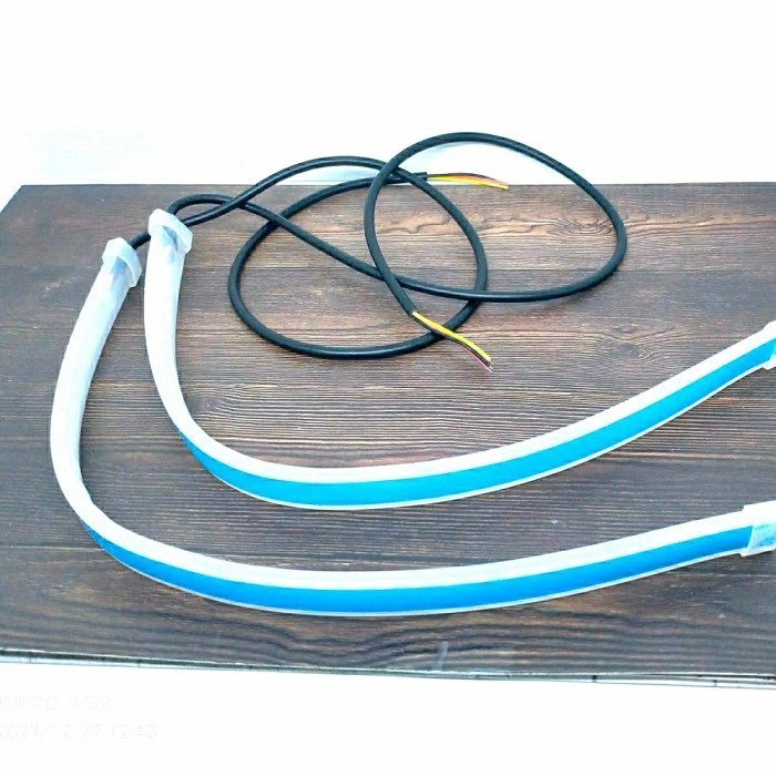 Lampu Alis Running 30 Cm Motor Nmax Vario 125 150 Flexibel 4 Warna
