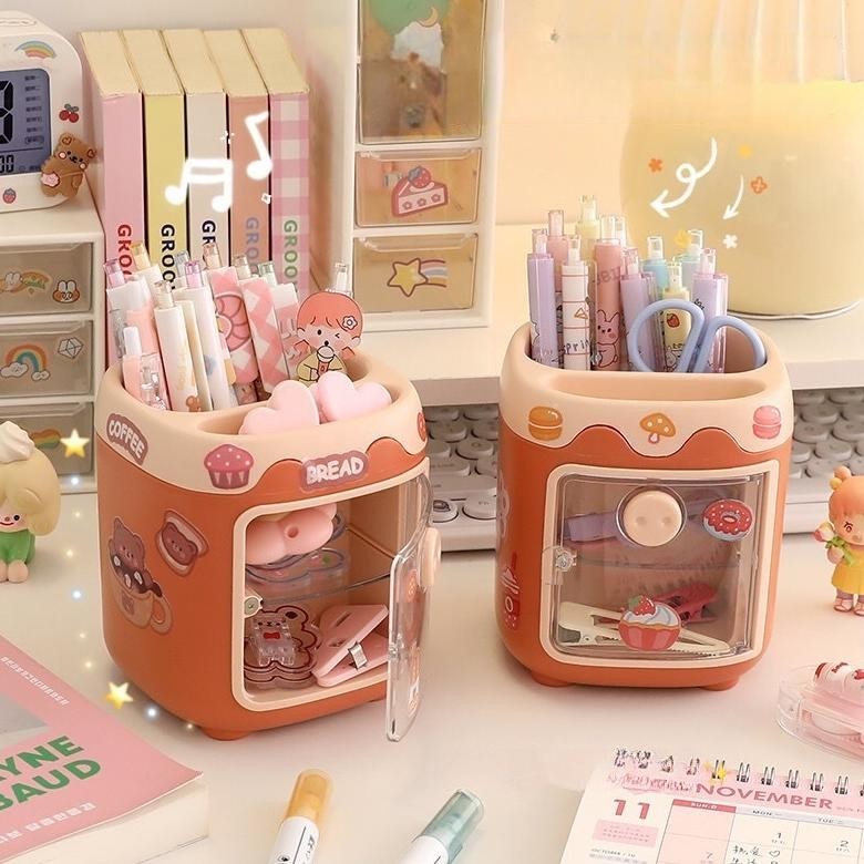 

Promo [Ready] Aimilo Kotak Penyimpanan Alat Tulis Tempat Pulpen Gel Brush Organizer Meja Laci 2 Tingkat Serbaguna 8.8