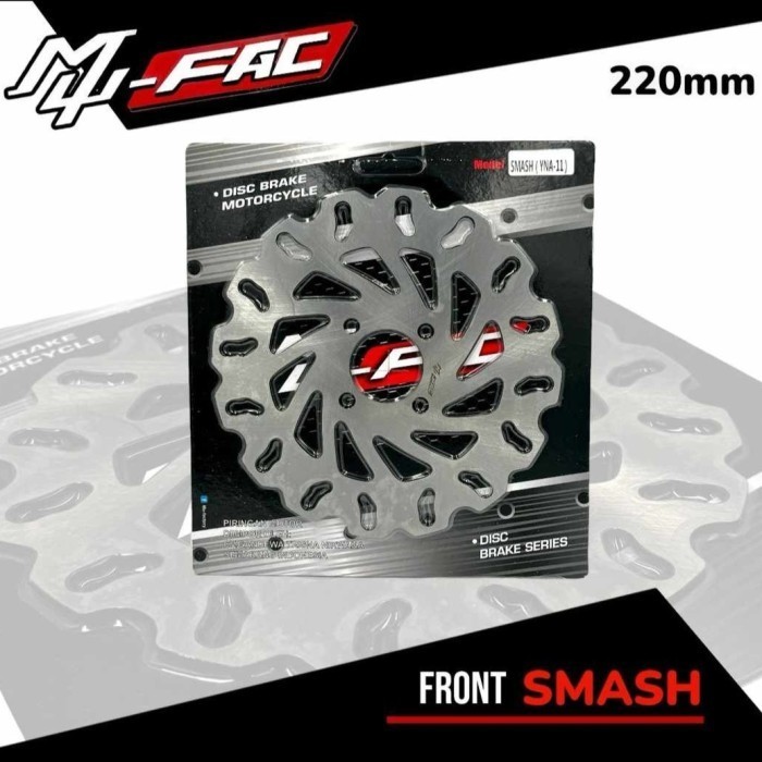 FREE ONGKIR PIRINGAN CAKRAM DEPAN VARIASI BULAT/GRIGI FROUTING SMASH SHOGUN 220MM